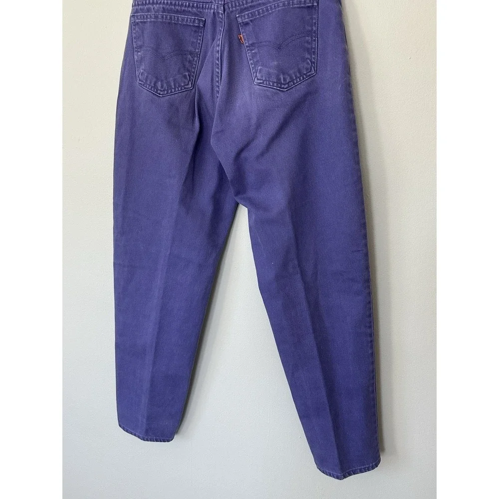 VTG 1993 Levi's 560 Purple‎ Orange Tab Made in USA Near Deadstock W30x32
